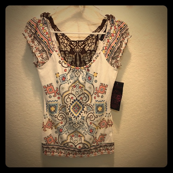 Mexican Pattern Top - Picture 1 of 3